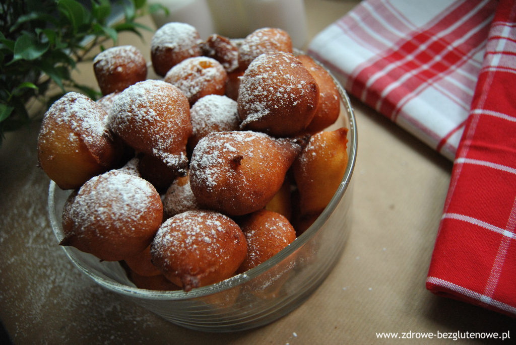 Bezglutenowe pączki z serka homogenizowanego